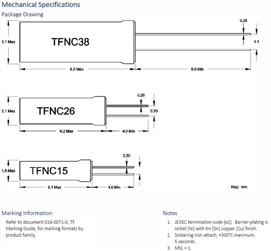 金属面晶振,两脚插件晶振,TFNC26晶振
