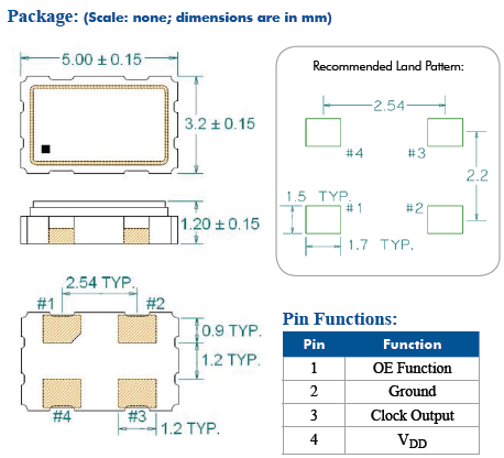 频率控制模块晶振,小面积石英振荡器,FDQ-2.5V晶振